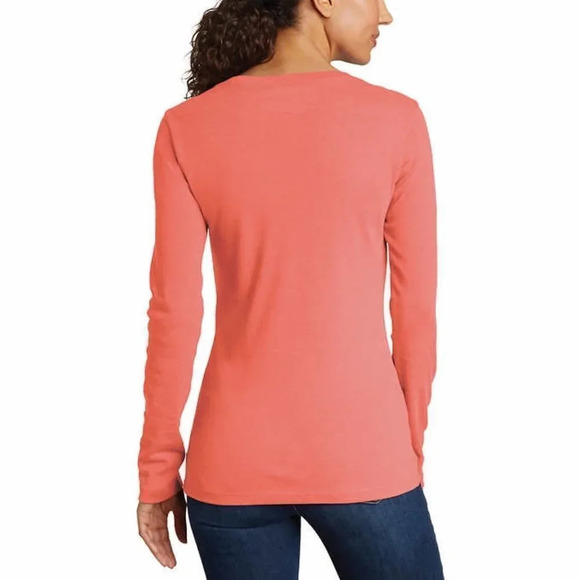 Long sleeve Eddie Bauer Ladies Long Sleeve Tee, 2-pack - Picture 6 of 9
